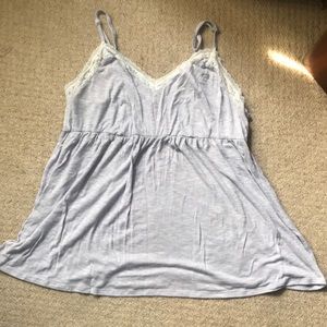 Cacique purple and lace sleep cami